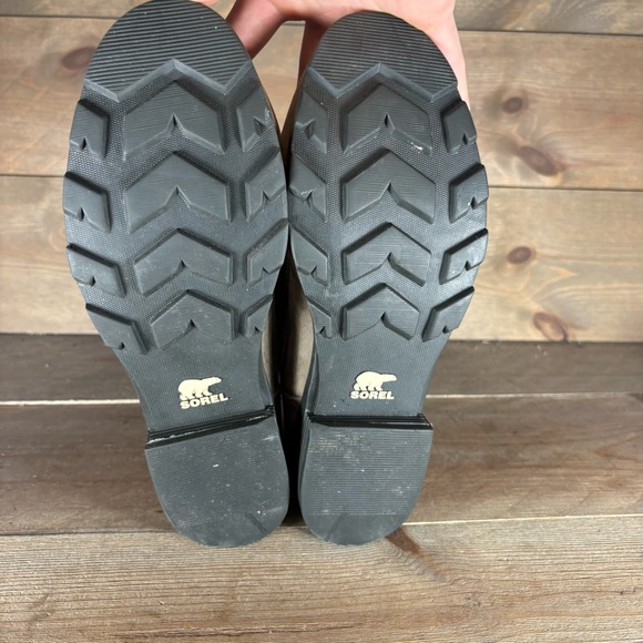 sorel emilie foldover womens size 8 shoes brown suede sherpa lined snow boots - Picture 7 of 8